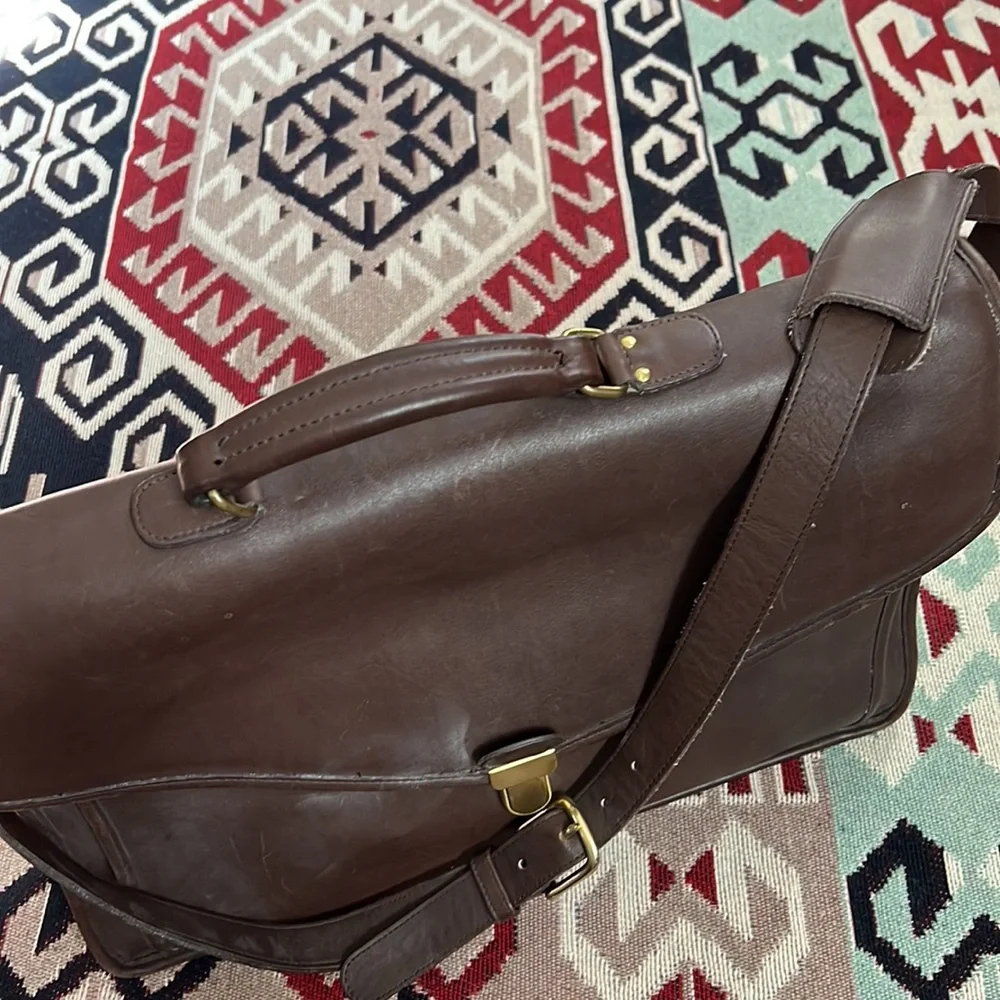 Vtg. Coach Morgan leather briefcase laptop bag